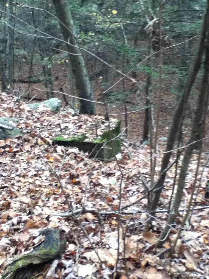 Tower footings in 2014 (Jack Kelley photo)