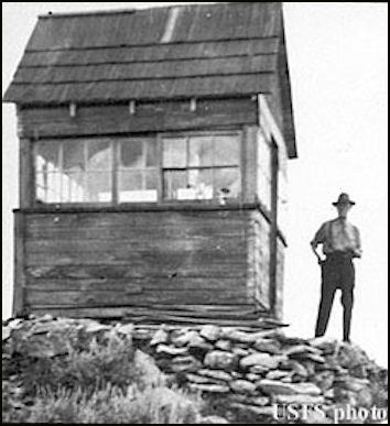 1945 (photos courtesy Fire Lookout Museum)