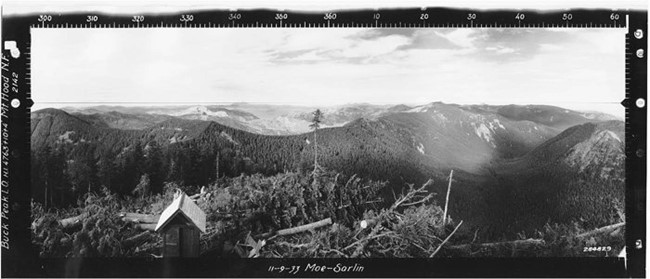 Buck Peak Lookout panoramic 11-9-33