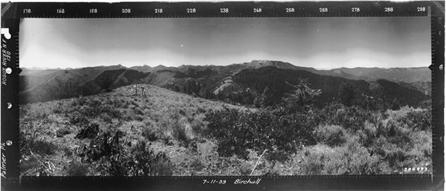 Palmer Peak Lookout panoramic 7-11-33