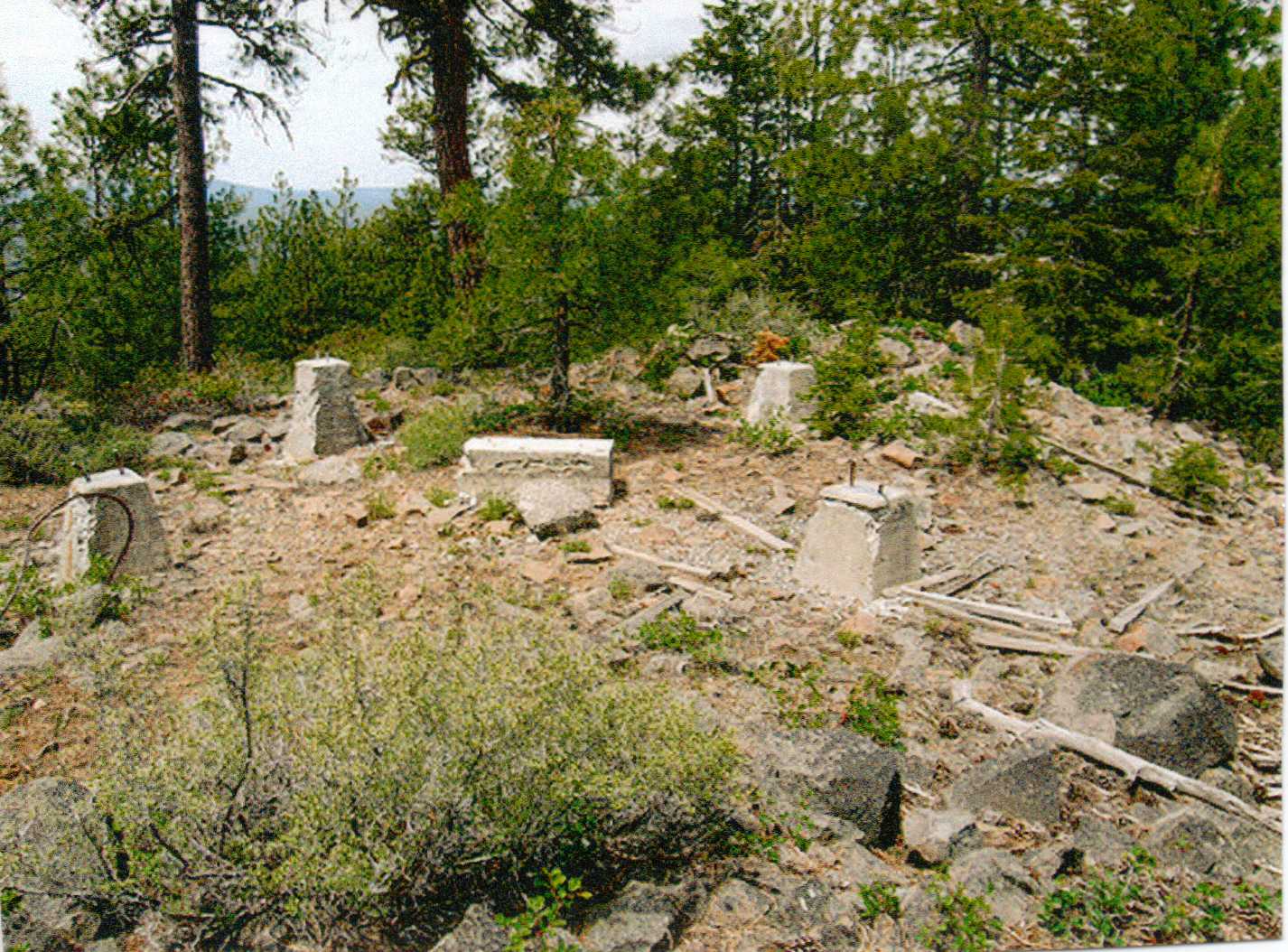 Riverbed Butte Lookout site 2007