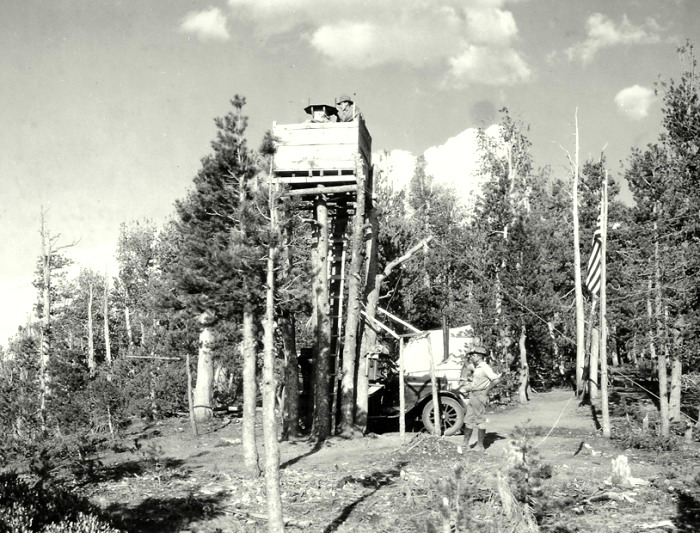 Slide Mountain Lookout 1927