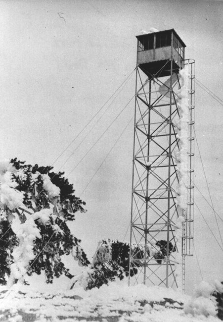 Blue Ridge Lookout - Winter - Late 1920's