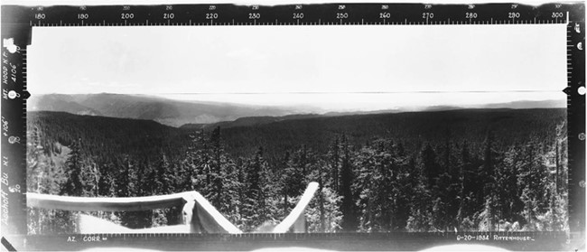 Aschoff Butte Lookout panoramic 6-20-1934