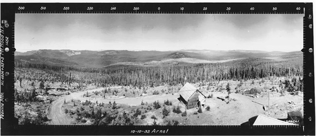 Peavine Mountain Lookout panoramic 10-10-1933