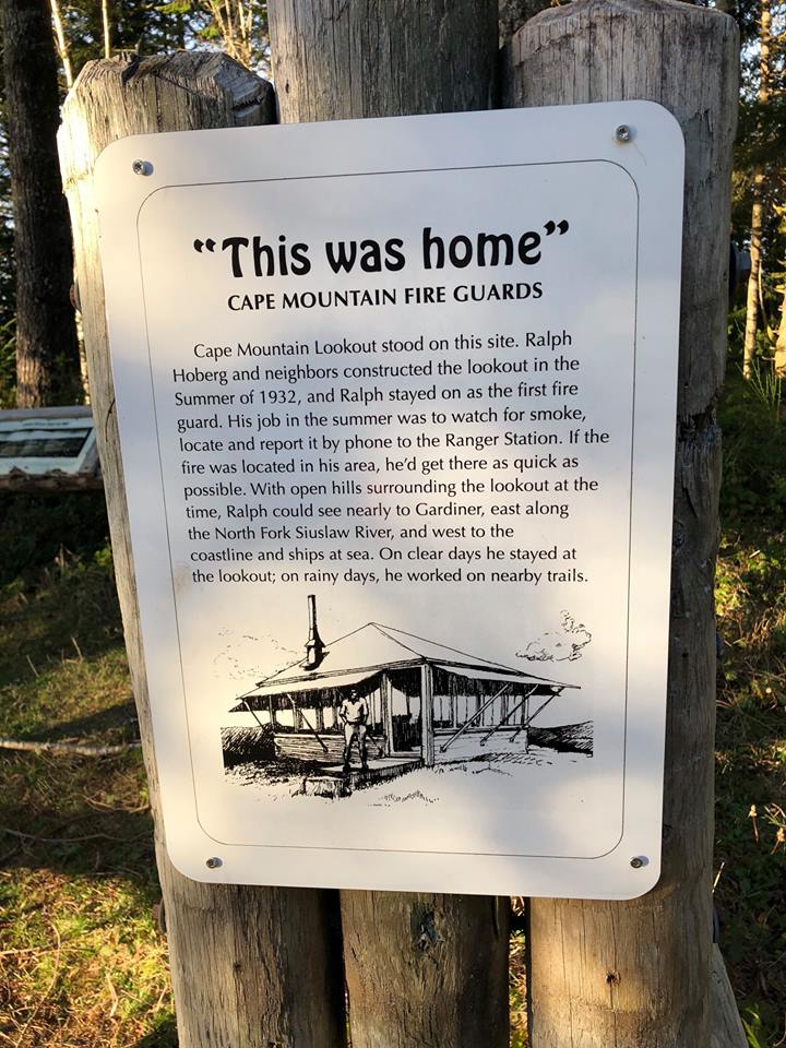 Cape Mountain Lookout site