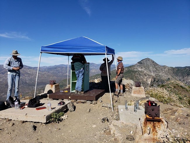 Angeles National Forest Fire Lookout Association temporary fire detection site - 2019