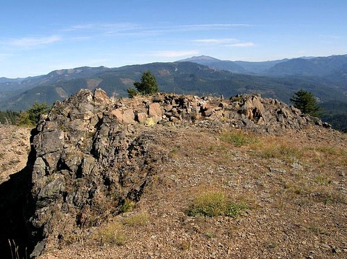 Bear Bones Mountain Lookout site 2007