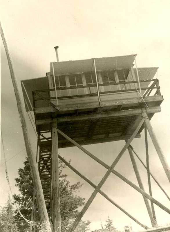 Elephant Mountain Lookout 1942