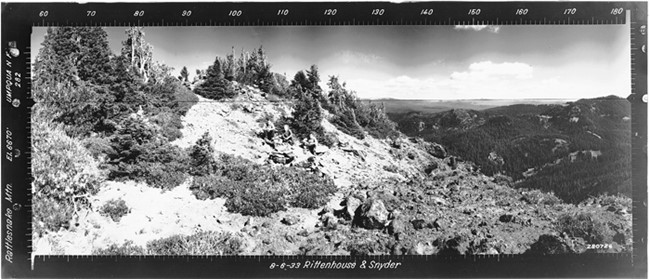 Rattlesnake Mountain Lookout panoramic 8-6-1933