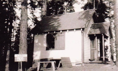 Boundary Butte Lookout living quarters 1960