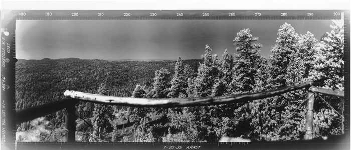 Grassy Butte Lookout panoramic 7-20-1935
