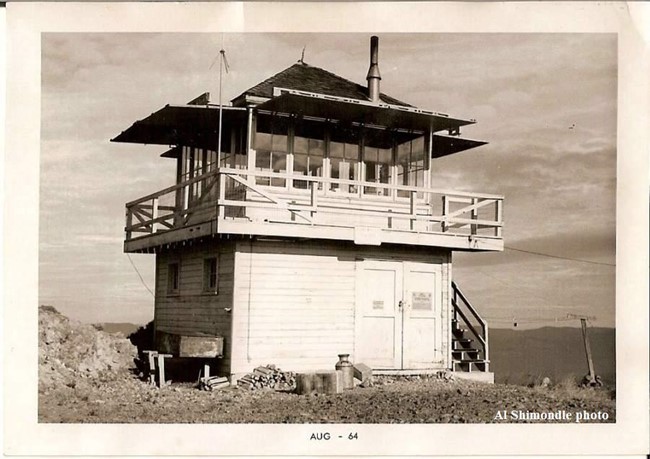 Round Mountain Lookout 1964