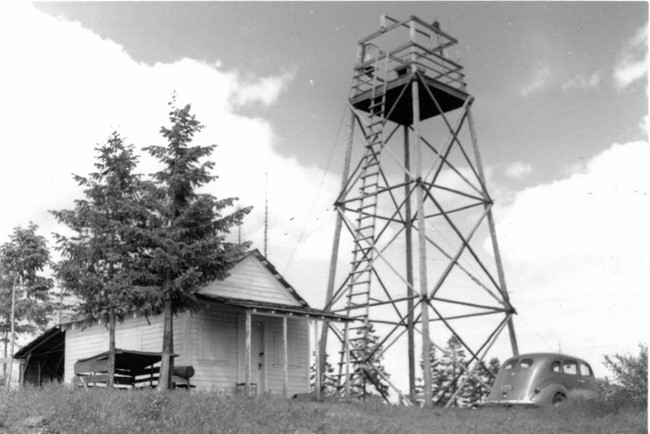 Akers Butte Lookout 1930's - 1940's