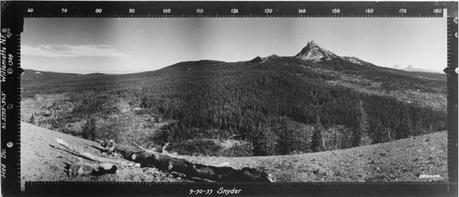 Red Butte Lookout panoramic 9-30-1933