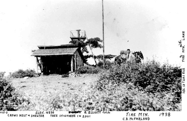 Tire Mountain Lookout 1938