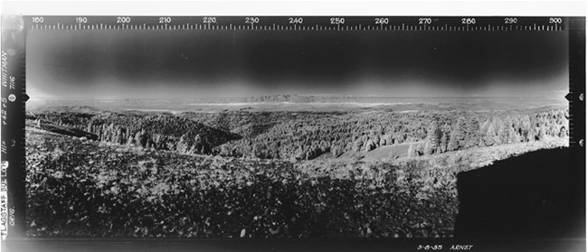 Flagstaff Butte Lookout panoramic 9-6-1935