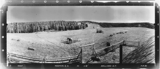 Mormon Mountain (G.S.) Lookout panoramic 9-8-1936