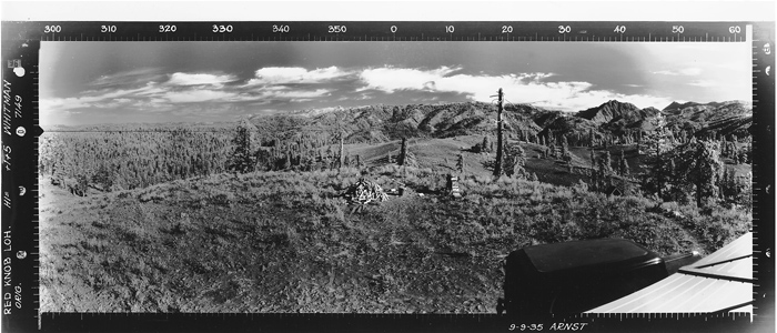 Red Knob Lookout panoramic 9-9-35
