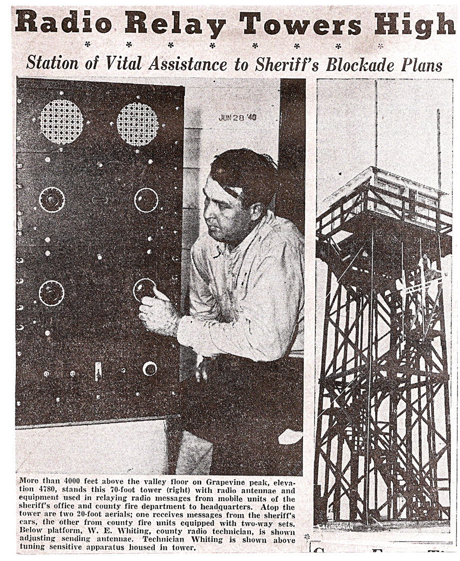 Grapevine Peak Lookout - 1940