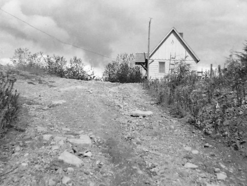 Gunderson Mountain Lookout ground cabin 1964