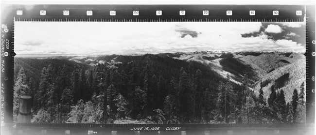 Higley Peak Lookout panoramic 6-15-35 (North)