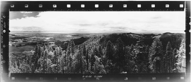 Higley Peak Lookout panoramic 6-15-35 (Southwest)
