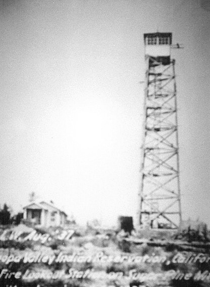 Sugar Pine Mountain Lookout - 1937