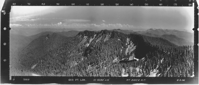 Gee Point Lookout panoramic 8-3-36 (SE)