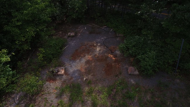 Drone image of site in August 2019