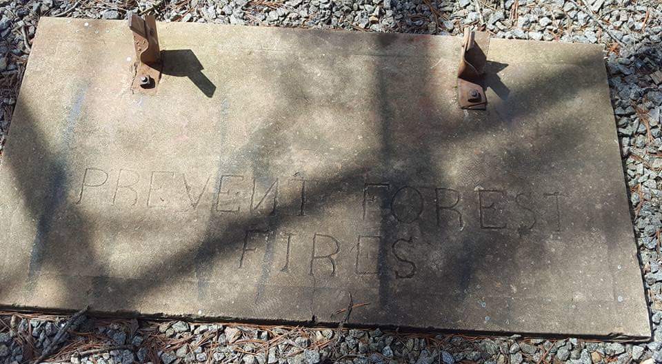 Prevent Forest Fires Concrete Block