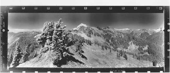 Huckleberry Mountain Lookout panoramic 9-7-1935 (N)