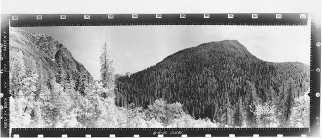 North Fork Bench Lookout panoramic 8-8-1935 (SE)