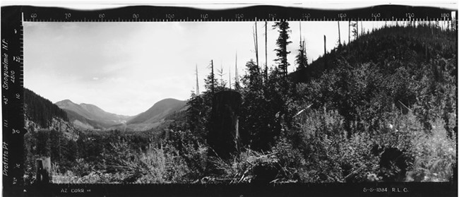 Proffitts Point Lookout panoramic 8-5-1934 (SE)