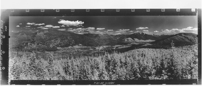 Rinker Point Lookout panoramic 7-22-1935 (SE)
