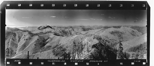 Colquhoun Mountain Lookout panoramic 7-12-38 (N)