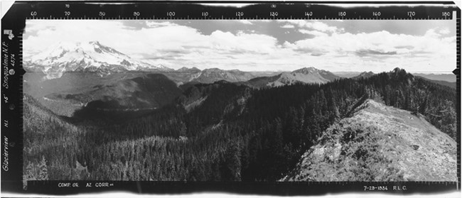 Glacier View Lookout panoramic 7-23-1934 (SE)