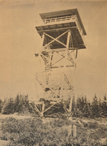 McDonald Mountain Lookout - coming down
