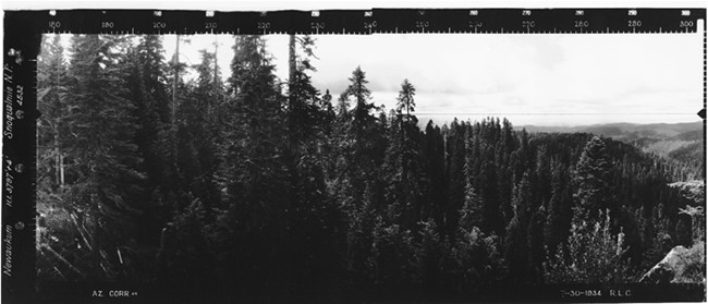 Newaukum Lookout panoramic 7-30-1934 (SW)