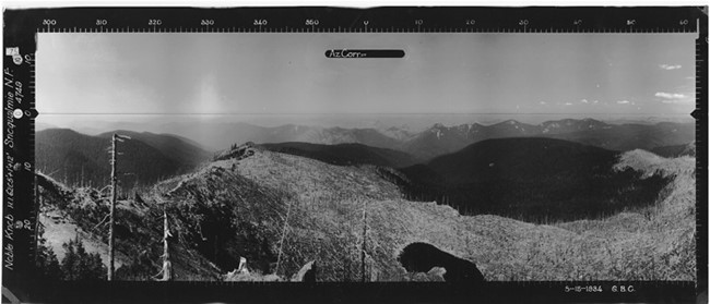 Noble Knob Lookout panoramic 8-15-1934 (N)