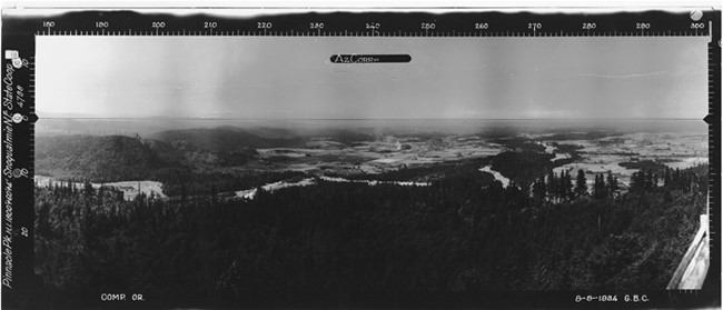 Pinnacle Peak Lookout panoramic 8-9-1934 (SW)