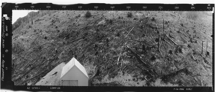 Pleasant Valley Lookout panoramic 7-14-1934 (SW)