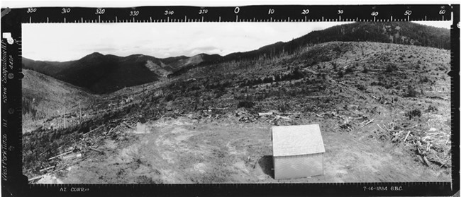 West Fork Tilton Lookout panoramic 7-14-1934 (N)