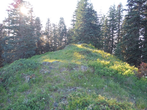 Green Mountain Lookout site - looking west