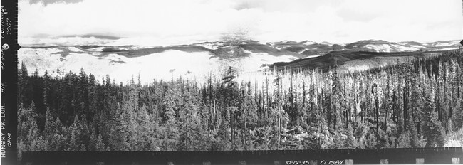 Hungry Peak Lookout panoramic 10-19-1935 (N)