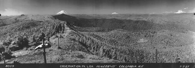 Observation Peak Lookout panoramic 7-7-1937 (N)