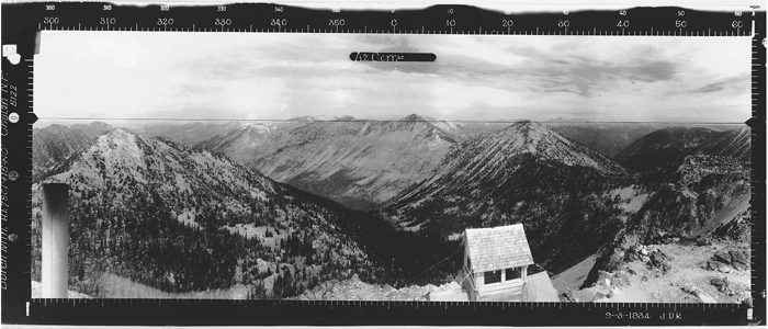 Burch Mountain Lookout panoramic 9-3-1934 (N)