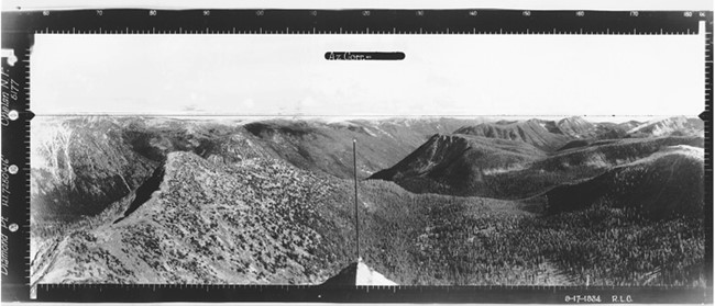 Diamond Point Lookout panoramic 9-17-1934 (SE)