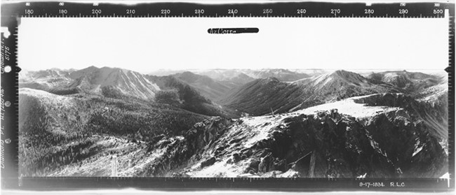 Diamond Point Lookout panoramic 9-17-1934 (SW)