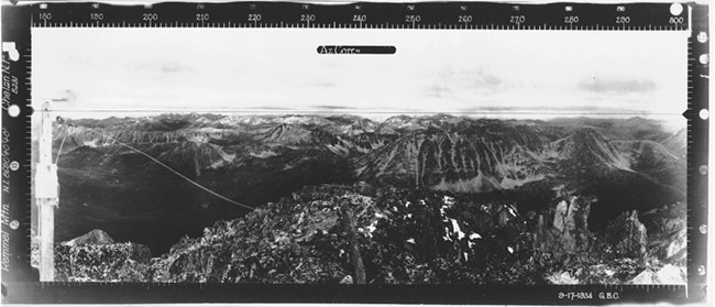Remmel Mountain Lookout panoramic 9-17-1934 (SW)
